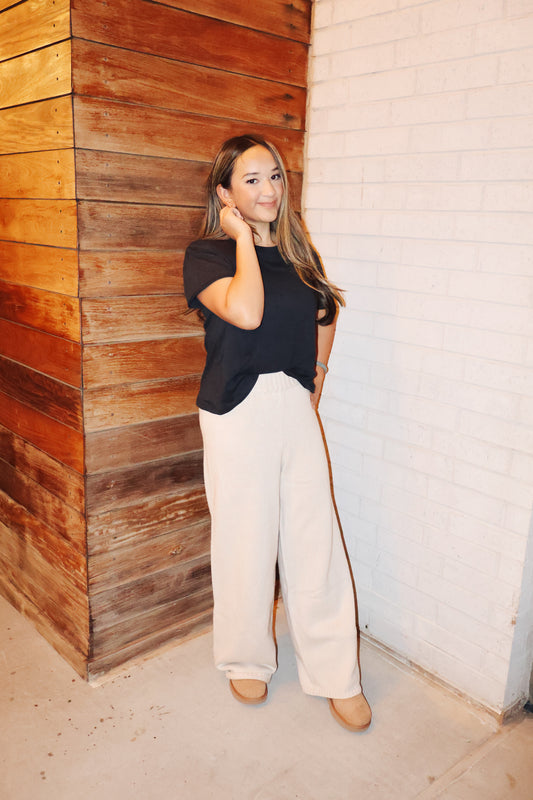 Cozy Days Knit Wide Leg Pants