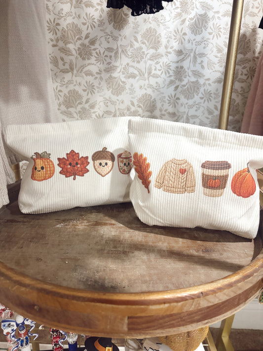 Fall Feels Makeup Bags